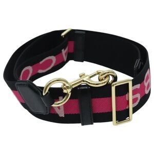 Marc Jacob’s the Logo webbing strap in hot pink